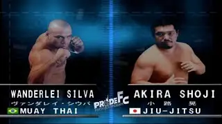 Wanderlei Silva vs Akira Shoji!!!Pride Fighting Championships (PlayStation 2)
