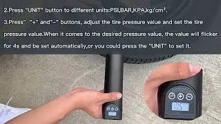 Smart Portable Air Pump For Car And Bicycle Tires
