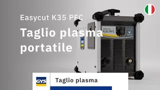 Easycut K35 PFC - Taglio plasma 35 A (autonomo al 100%)