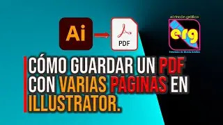 😍How to Create and Save a PDF from Adobe Illustrator with Multiple Pages👏