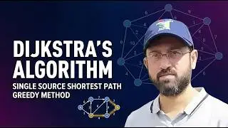 Dijkstra's Algorithm - Single Source Shortest Path - Greedy Method #daa #algorithm #algorithms
