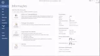 Salvando como ou Exportando arquivos do Office Word 2013 para PDF XPS
