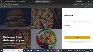 DishDash - Online Food Delivery Project | React + Vite | Customer, Restaurant & Admin Panels