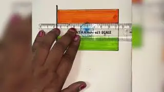 Indian flag drawing and colouring with measurements  