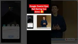 ❌ Google ❌ Gemini  ❌ Epic ❌ fail  ❌ During ❌ live ❌ demo ❌
