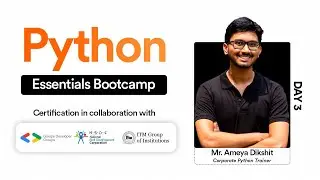 Day 3 | Build a Project | Python Programming Essentials Bootcamp (3 Days)