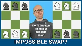 Knight Swap Puzzle (Using Math to Solve a Chess Puzzle)