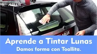 Tintado de lunas con el método de la toallita. - parte 2/7