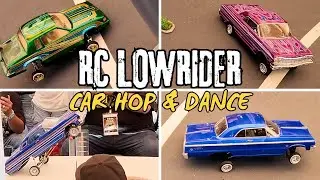 RC Lowrider Hopping and Car Dance Competition at The 2024 Valley Lowrider Picnic