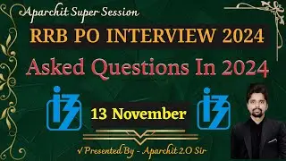 RRB PO Interview Asked Questions In 2024 | Interview Experience 2024