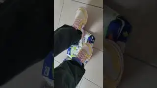Milk container crushing with Nike Sneaker