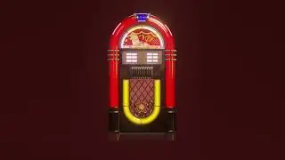Jukebox | Blender Modelling & Texturing | Substance Painter