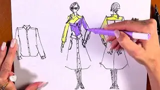 UPCYCLING MENS SHIRTS INTO WOMENS DRESS || FIRST IDEA IN MY NEW FASHION COLLECTION