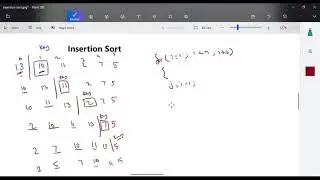 Data Structures – Insertion Sort in Tamil by Deeba Kannan