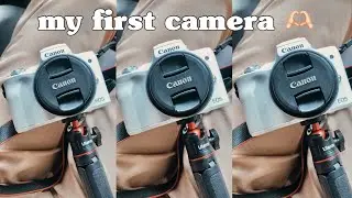 finally bought a CAMERA! 📸 *re-unboxing* (Canon EOS M50)