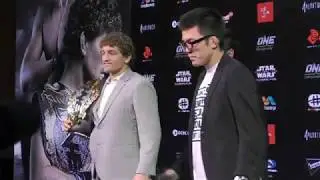 ONE Championship: Immortal Pursuit. Ben Askren Interview & Face Off With Shinya Aoki