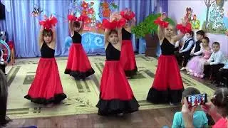 МБДОУ "Петринский детский сад"  Танец "Фламенко" Муз. рук Сергеева Любовь Сергеевна