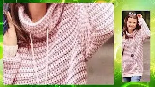 💥💯🌸Оригинальный и красивый узор крючком для пуловера - Вязание Крючком