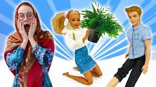 Видео игрушки - Кукла Барби и Баба Маня. Барби и Кен опоздали по делам! Игры в доктора и больницу