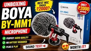 Unboxing Boya BY MM1 Mic and its overview