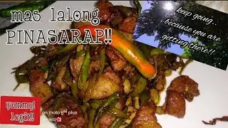 PORK & BEANS STIRFRIED  in soy sauce healthy na yummy pa |#stirfriedrecipes |how to| #AtHome