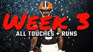 Elijah Moore All Catches + Runs: Week 3