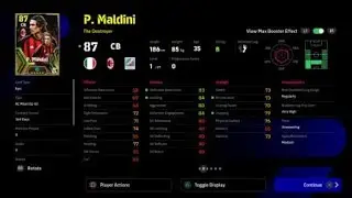 Got Maldini on second free spin Efootball 24