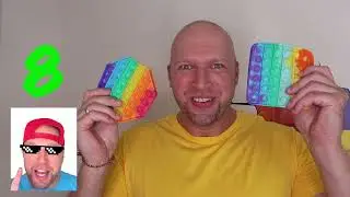 Лиза и папа и их Челлендж с Поп-ит / Challenge Pop it