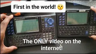 First Ever Video on the Internet of a TI-92 Plus Module!
