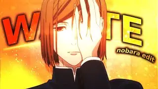 Waste - nobara death | edit/AMV | goodbye nobara
