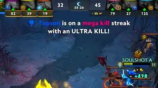 Killing Machine Topson Night Stalker Offlane Octarine Build | DOTA 2