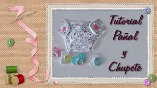 TUTORIAL how to make DIAPER and PACIFIER