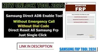 Samsung Finally No *#0*# -frp Bypass Android 11/12/13/14 2024 #samsung_frp_tool_2024 #imraan1007