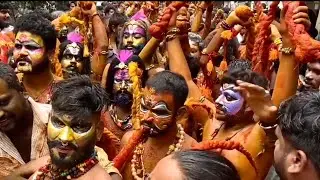 100 Potharajula entry at kachiguda x Roads Narayanguda Bonalu | Hyderabad bonala jatara