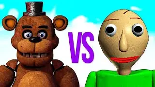 БАЛДИ VS ФРЕДДИ | СУПЕР РЭП БИТВА | Baldis Basics ПРОТИВ Five Nights At Freddys Song