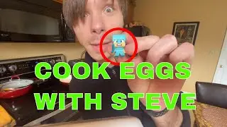 Cooking Eggs With Steve From Minecraft