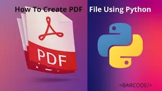 how to create pdf file using python 