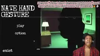 I Lost Rock Paper Scissors... and Couldn't Escape 😨 | Nate Hand Gesture Horror Game