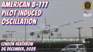 B-777 Hard Landing LHR Big Jet TV