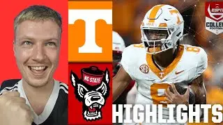 British Guy Reacts To Tennessee Volunteers vs. NC State Wolfpack | Full Game Highlights