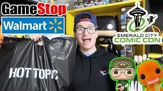 ECCC 2020 Funko Pop Hunting!! - HUGE HAUL & CHASE FOUND!!!!