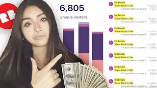 Redbubble | How to Increase TRAFFIC & VISITORS (Make More Sales!)