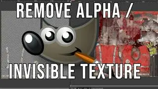 How to remove Alpha Channel and export Texture file with GIMP (.dds to .png)