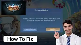 How To Fix Current Network Is Unavailable Problem on Mobile Legends In (2024).