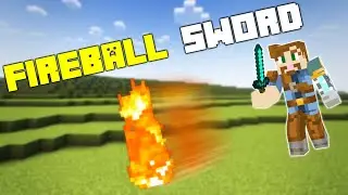 UNLEASH the FIREBALL SWORD with Command Blocks!