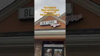 Food Review! Black Label Burgers Westbury, NY #foodreview #shorts #newyork #longisland #burger