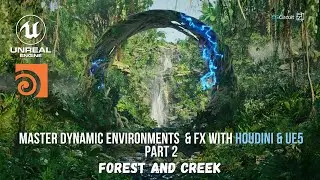 [TRAILER] Master Dynamic Environments & FX in UE5 & Houdini: Part 2 - Forest and Creek
