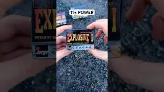 Explosive cracker powder test 