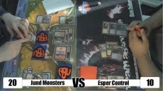 MTG - Standard Gameplay: Jund Monsters vs Esper Control