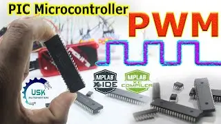 PWM "Pulse Width Modulation"  | LED Brightness controller | PIC Microcontroller
